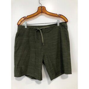 United by Blue Shorts Mens Size 32 Green Stretch Sustainable 4 Pocket Chino